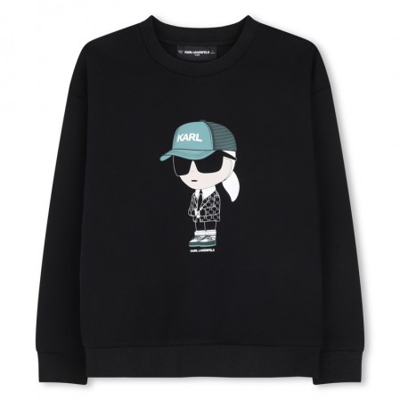 Детски суитшърт Karl Lagerfeld за момче с апликация 